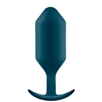 Анальная пробка для ношения b-Vibe Snug Plug 6 с переменным центром тяжести, синяя
