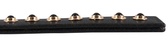 Прямоугольная вытянутая шлепалка с декорированной поверхностью - заклепки ORION Paddle by Bad Kitty 37 cm
