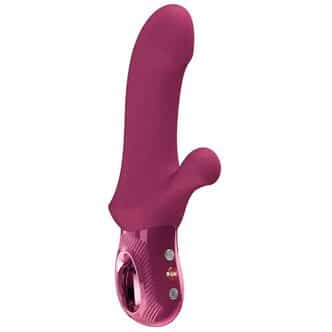 Пульсатор-кролик Fun Factory Bi Stronic Curve, бордовый