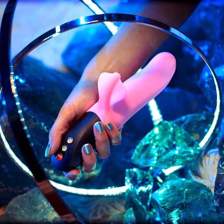 Пульсатор-кролик с вибрацией Fun Factory Bi Stronic Fusion, розовый