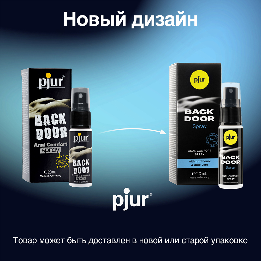 Расслабляющий анальный спрей Pjur Back Door, 20 мл