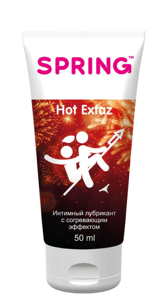 Разогревающий лубрикант Spring Hot Extaz на водной основе, 50 мл