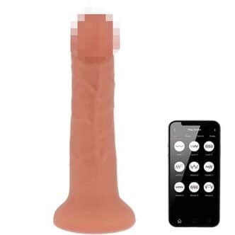 Реалистичный вибратор Oninder Bogota 17.5 см, телесный