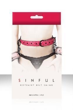 Ремень на пояс Sinful Restraint Belt Small розовый