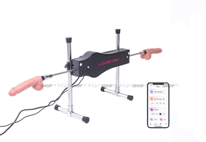 Секс-машина Lovense Sex Machine с дистанционным управлением черная