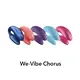 Сенсорный вибромассажер для пар We-Vibe Chorus с пультом ДУ, фиолетовый