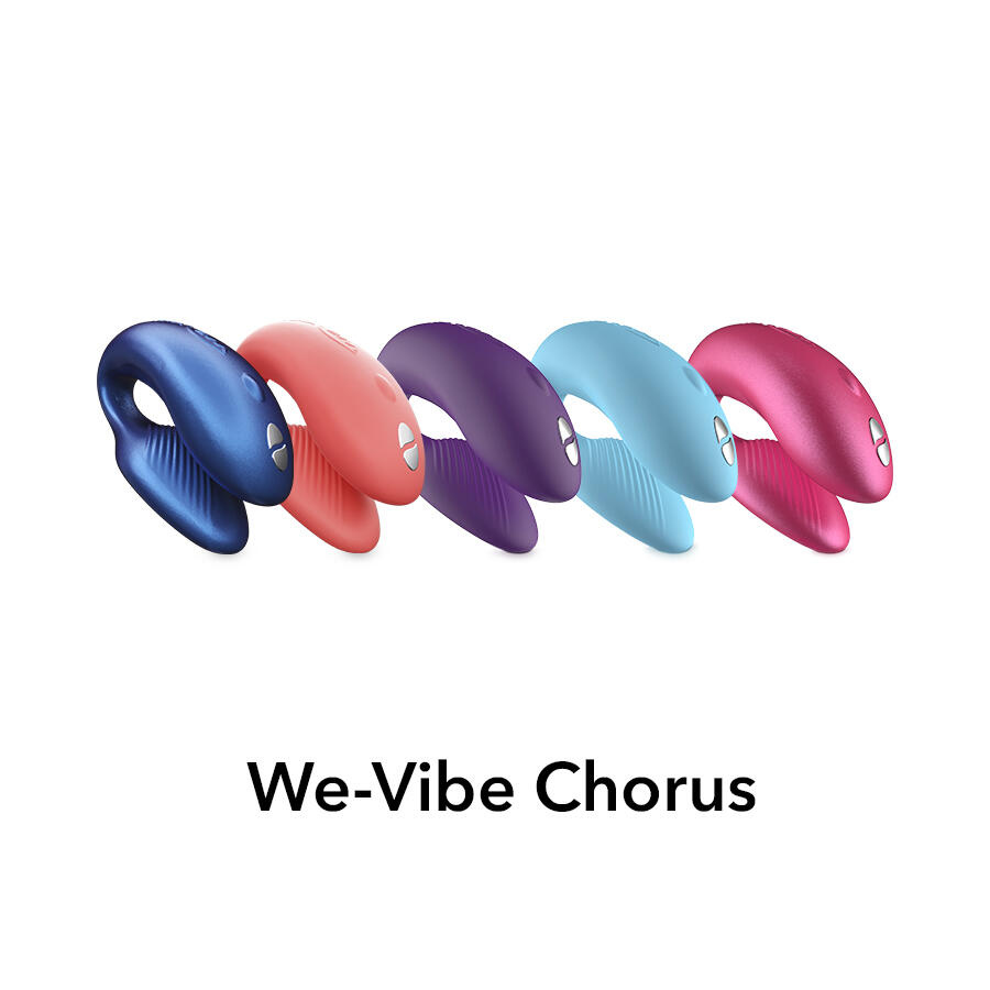 Сенсорный вибромассажер для пар We-Vibe Chorus с пультом ДУ, коралловый