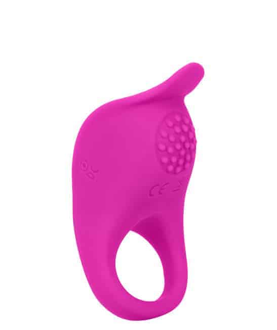 Виброкольцо CalExotics Teasing Enhancer Rechargeable, розовое