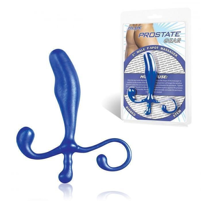 Массажер простаты Blue Line 5" Male P-Spot, синий