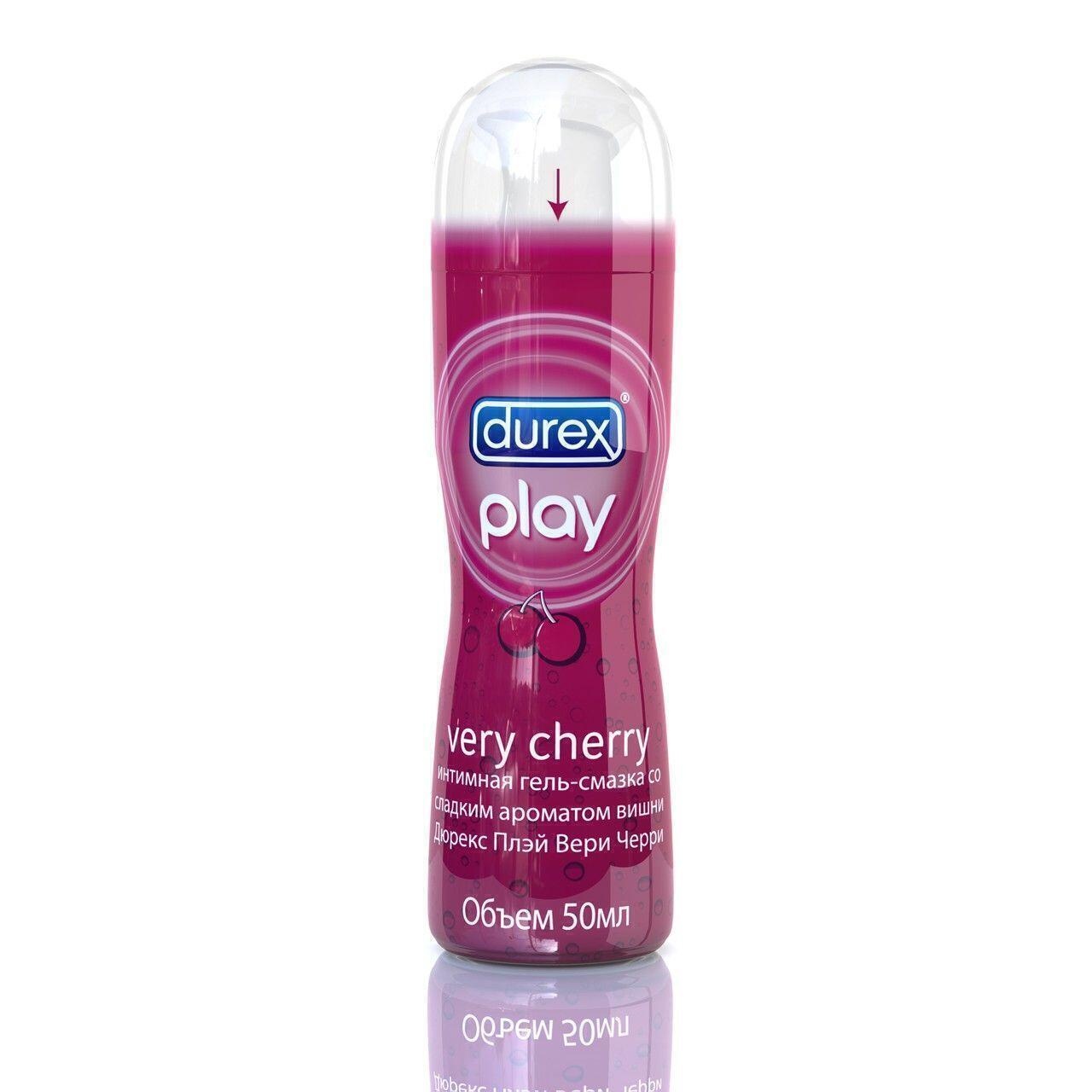 Смазка Durex Play Cherry на водной основе, 50 мл флакон