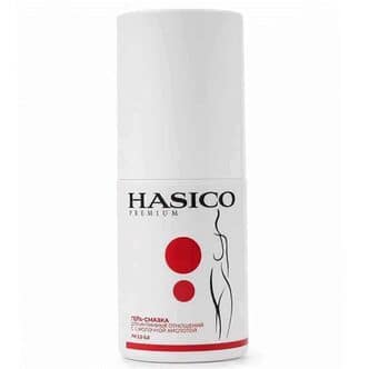 Лубрикант Hasico Premium с L-молочной кислотой на водной основе, 100 мл