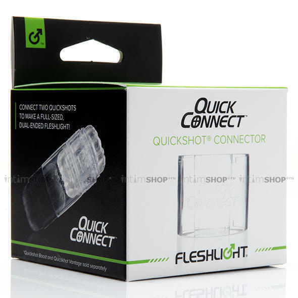 Соединитель Fleshlight Quickshot Quick Connect, бесцветный - фото 3
