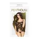 Сорочка бэби-долл с трусиками Penthouse Flawless Love S/M, черная