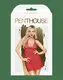 Сорочка и трусики-стринги Penthouse Bedtime Story M/L, красная