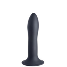 Мягкий фаллоимитатор XR Brands Squeeze-It Slender 13.5 см, чёрный