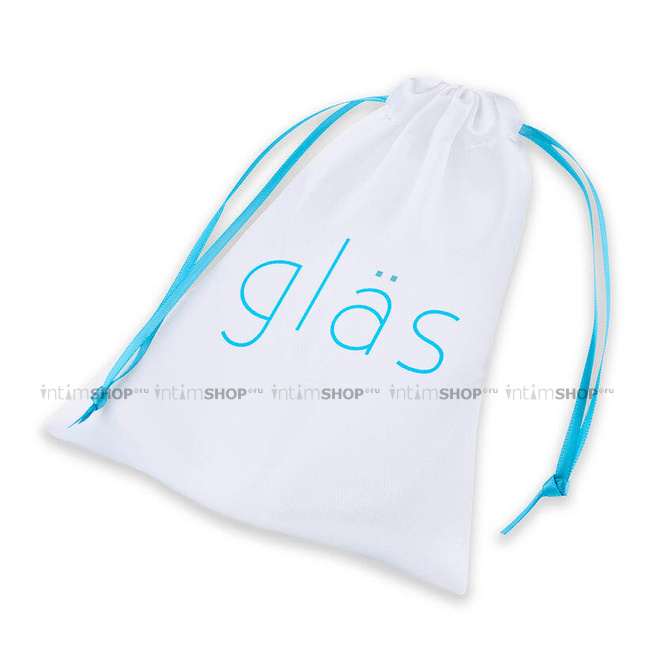 Стеклянная анальная елочка Glas Tapered Base 10 см, бесцветный от IntimShop