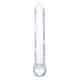 Стеклянный анальный стимулятор Glas Calisto Clear Glass Dildo, бесцветный, до 18 см