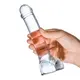 Фаллоимитатор Glas Curved G-Spot 18 см, бесцветный