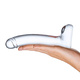 Фаллоимитатор Glas Curved G-Spot 18 см, бесцветный