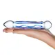 Стеклянный стимулятор Glas Full Tip Textured 17 см, синий