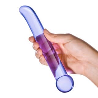 Стеклянный G-стимулятор Glas G-Spot 18 см, фиолетовый