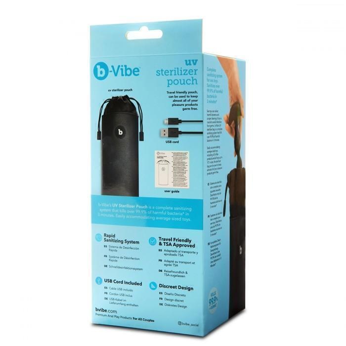 Стерилизатор для секс-игрушек b-Vibe Sterializer Pouch, чёрный