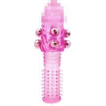 Стимулирующая насадка с бусинами Toyfа, розовая