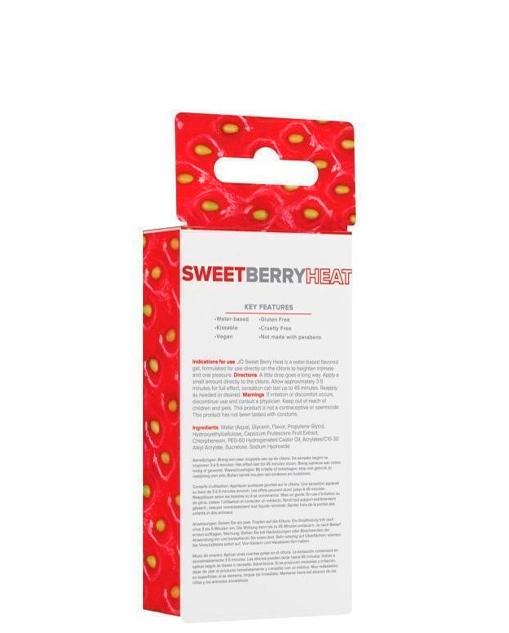 Стимулирующее средство System JO Sweet Berry Heart со вкусом клубники, 10 мл