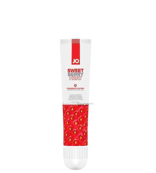 Стимулирующее средство System JO Sweet Berry Heart со вкусом клубники, 10 мл - фото 1