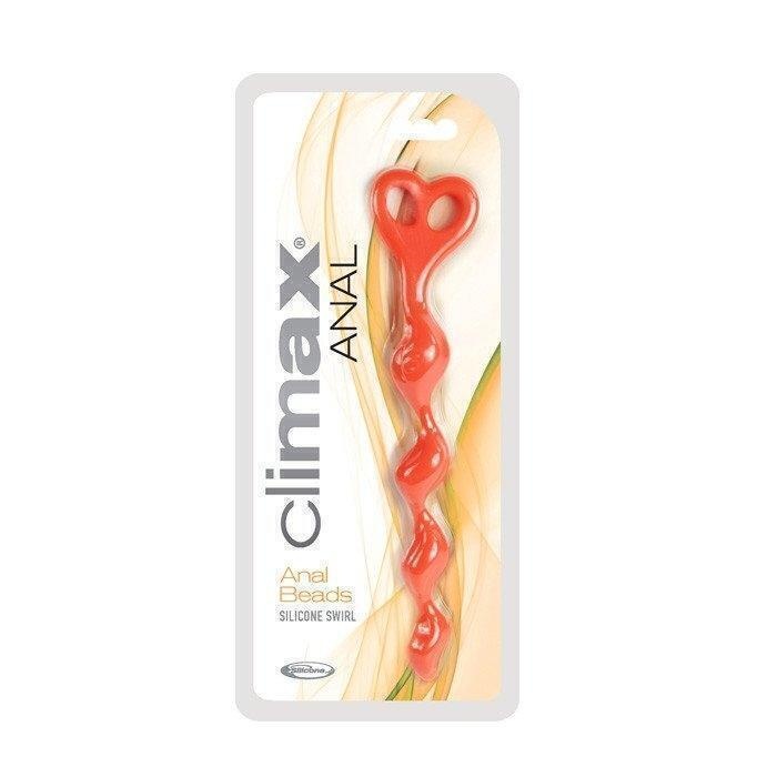 Стимулятор анальный Climax® Anal Silicone Swirl, оранжевый