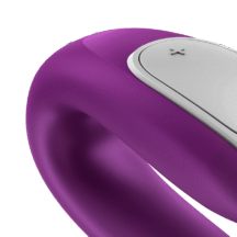 Стимулятор для пар Satisfyer Double Fun с пультом ДУ, фиолетовый