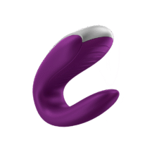 Стимулятор для пар Satisfyer Double Fun с пультом ДУ, фиолетовый