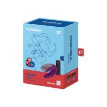 Стимулятор для пар Satisfyer Double Fun с пультом ДУ, фиолетовый