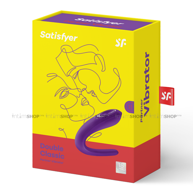 Стимулятор для пар Satisfyer Partner Double Classic, фиолетовый от IntimShop