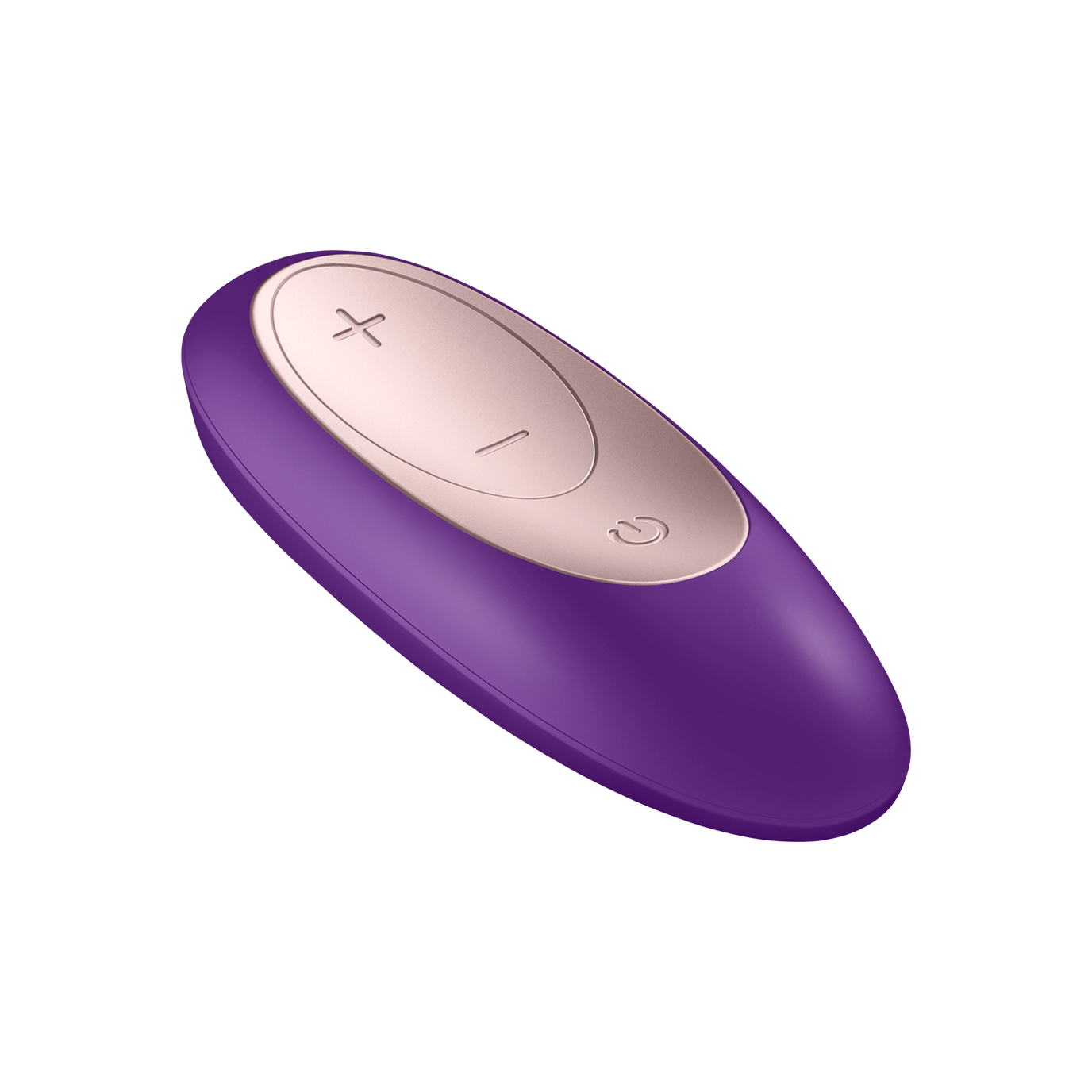 Вибратор для пар Satisfyer Partner Double Plus с пультом ДУ, фиолетовый