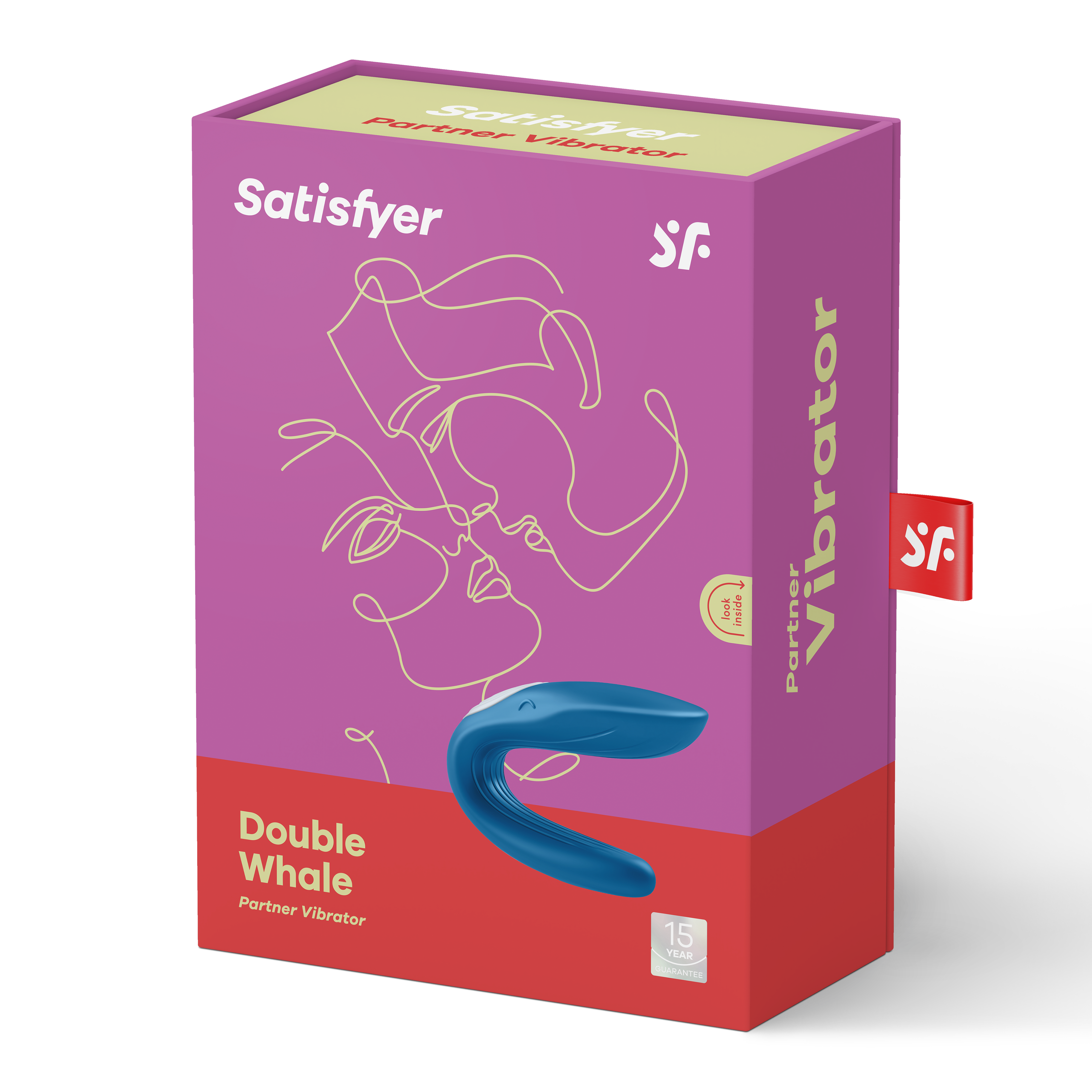 Стимулятор для пар Satisfyer Double Whale, синий