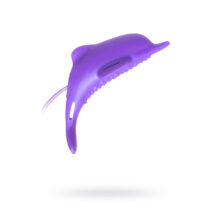 Стимулятор клитора Strap-On Vibr. Dolphin Purple - Seven Creations