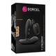 Стимулятор простаты с плавающим шариком Dorcel P-Stroker  с нагревом и пультом ДУ, чёрный