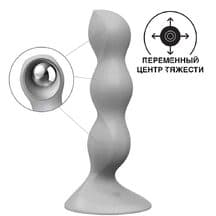 Фаллоимитатор с переменным центром тяжести Satisfyer Triple Ball-R, серый