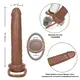 Насадка на пенис для двойного проникновения CalExotics Accommodator, коричневая