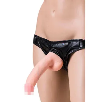 Страпон на креплении LoveToy Woman Cuba, с 2 насадками, телесный, 20.5 см