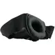 Страпон полый Lux Fetish Unisex Vibrating Hollow Strap-On с вибрацией, черный