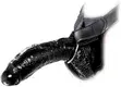 Страпон полый на ремнях PipeDream Fetish Fantasy Extreme Hollow Strap On, черный