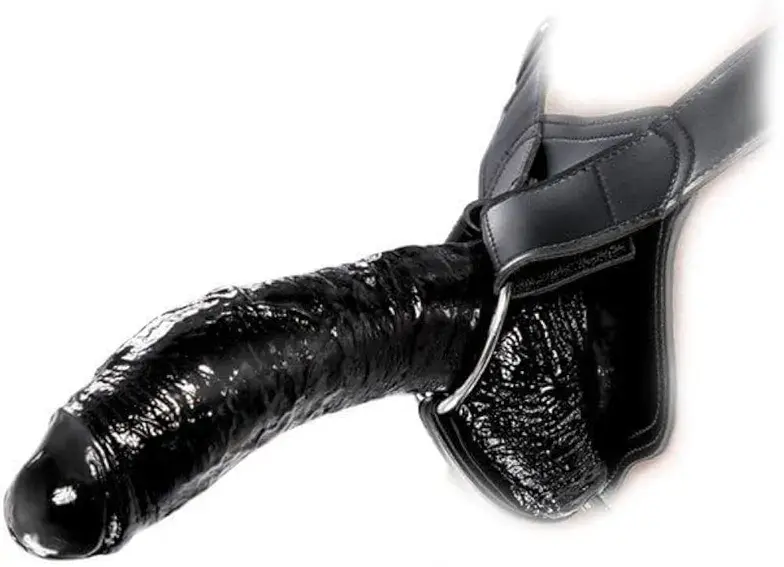 Страпон полый на ремнях PipeDream Fetish Fantasy Extreme Hollow Strap On, черный