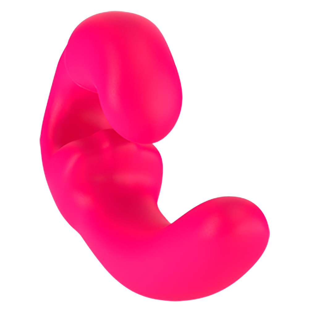 Страпон с вибропулей Fun Factory ShareVibe, розовый