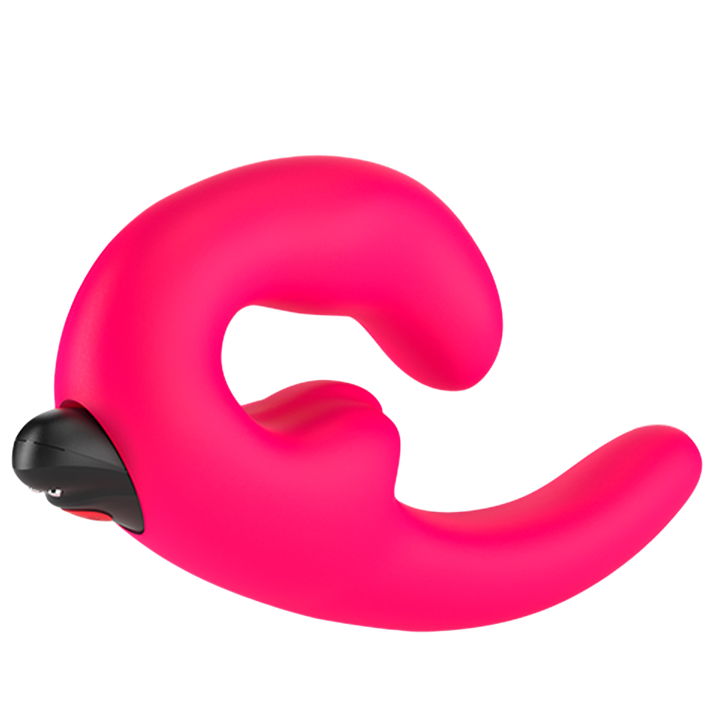 Страпон с вибропулей Fun Factory ShareVibe, розовый