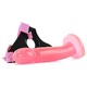 Страпон Topco Sales Climax® Strap-on Ice Dong & Harness set, розовый