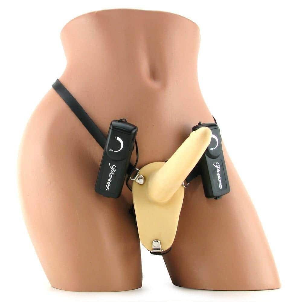 Страпон поясной полый PipeDream Fetish Fantasy Hollow Strap On, черный 4429-23 PD - PipeDream - Насадки на Член - Купить