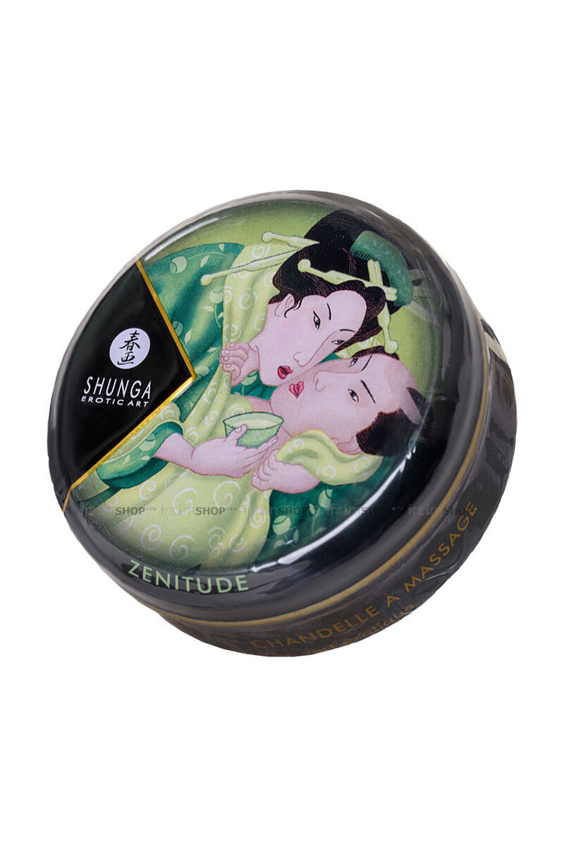 Массажная свеча Shunga Экзотический зеленый чай, 30 мл