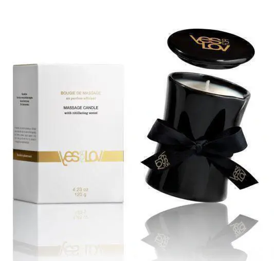 Свеча с массажным маслом YESforLOV аромат Titillating scent, 120 г